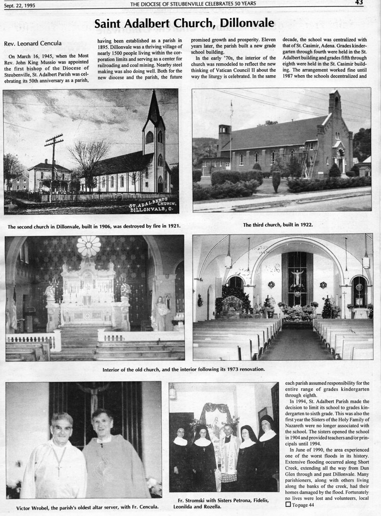 St. Adalbert Church, Dillonvale, pg. 1 By Rev. Leonard Ce… Flickr