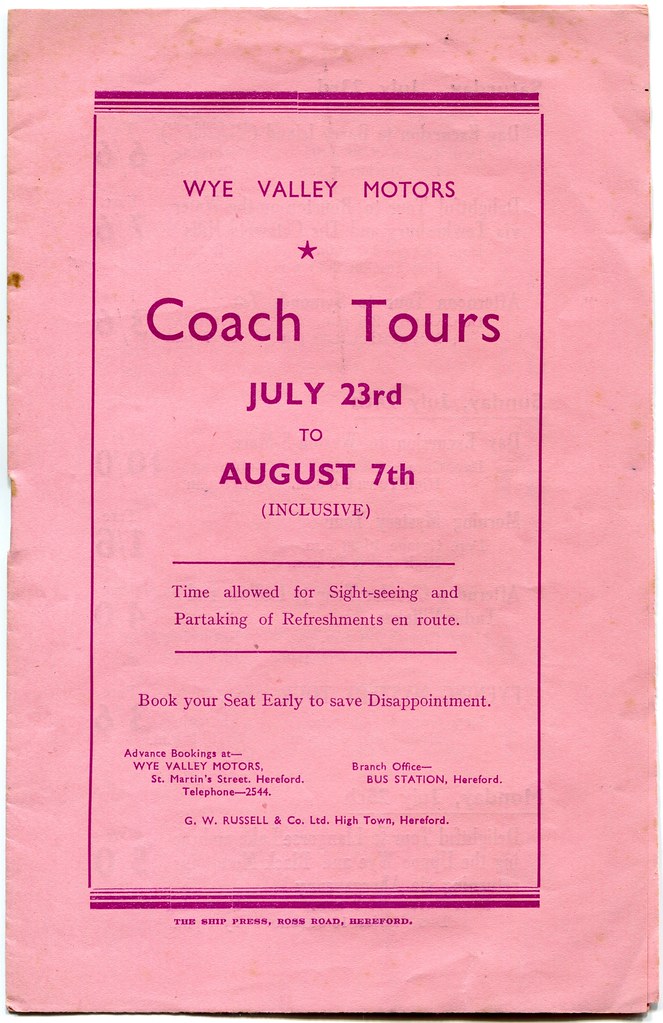 Coach Tours July 23rd to August 7th dvdjames Flickr