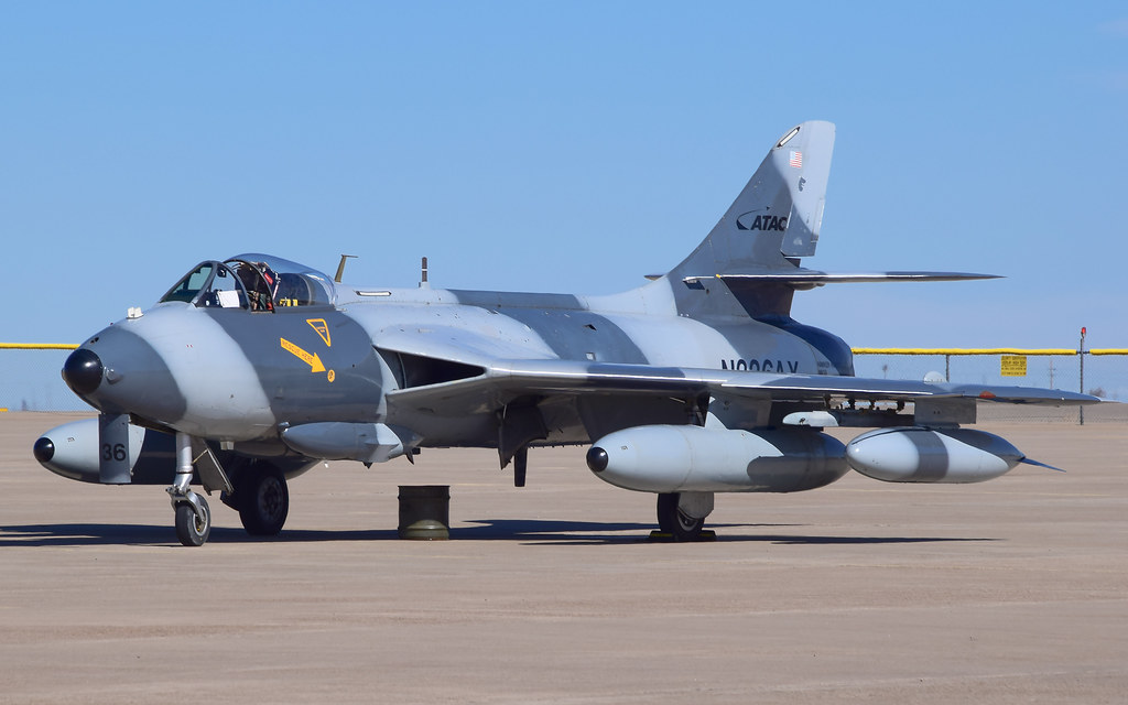 Hawker.Hunter Mk 58.N336AX.KAMA.20190211.ATAC Amarillo Aviation