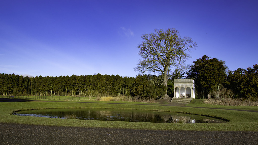 Hardwick Park A Small folly, over looking the pond. Paul Jewell