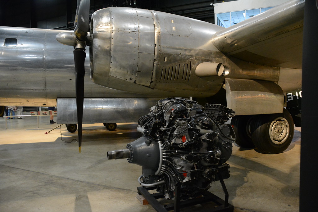 USAF_0157 Wright R-3350-23 Duplex-Cyclone radial engine | Flickr
