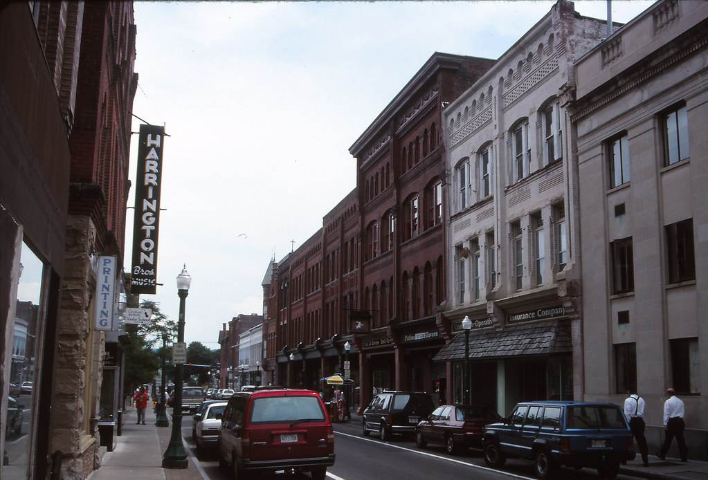 Central Avenue, downtown Cortland, New York July 1998 Flickr