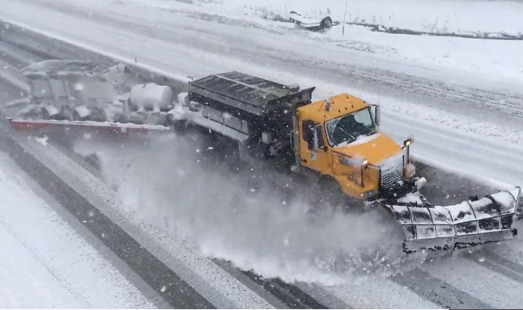 Side view of the tow plow Oregon Department of Transportation Flickr