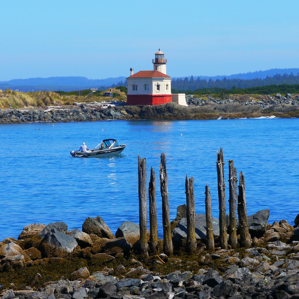 The Coquille River Lighthouse near Bandon, Oregon Coquille… Flickr