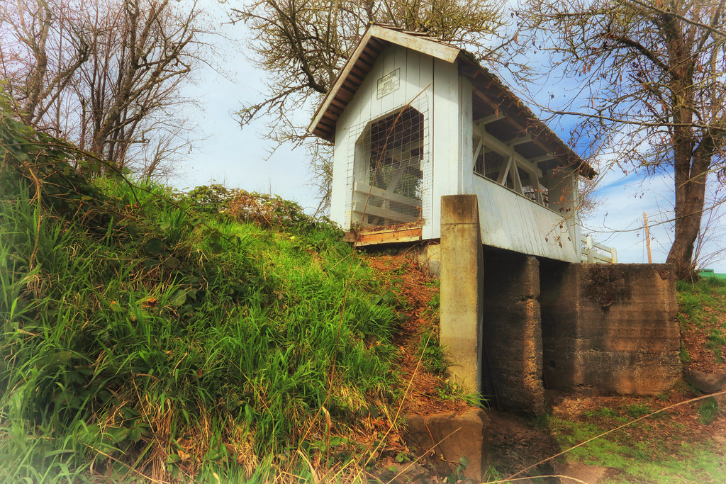 Dahlenburg Covered Bridge The Dahlenburg is a Stringer Tru… Flickr