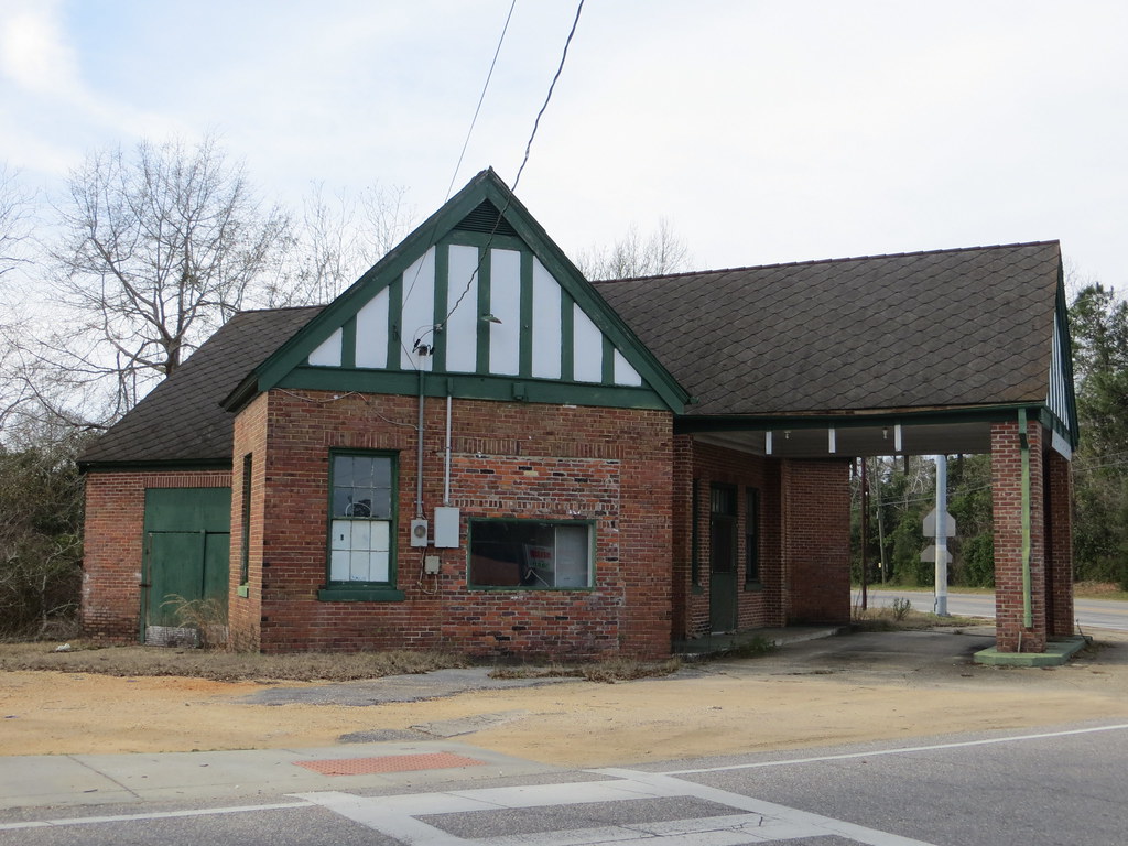 Old Gas Station Evergreen AL Lance Taylor Flickr