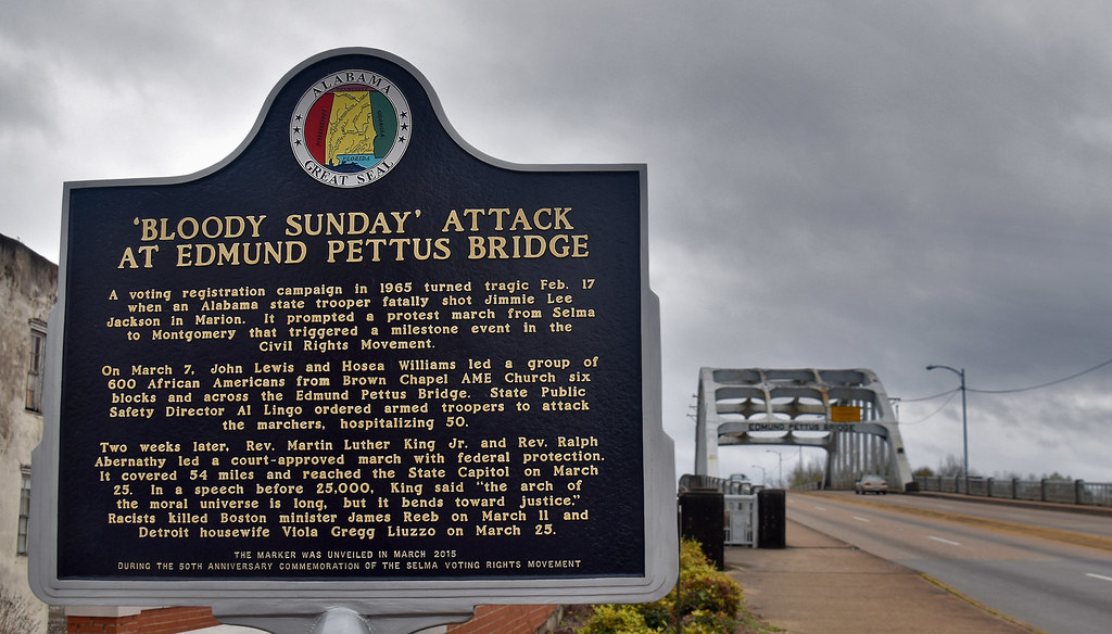 'Bloody Sunday' Attack at Edmund Pettus Bridge' Selma (AL)… Flickr