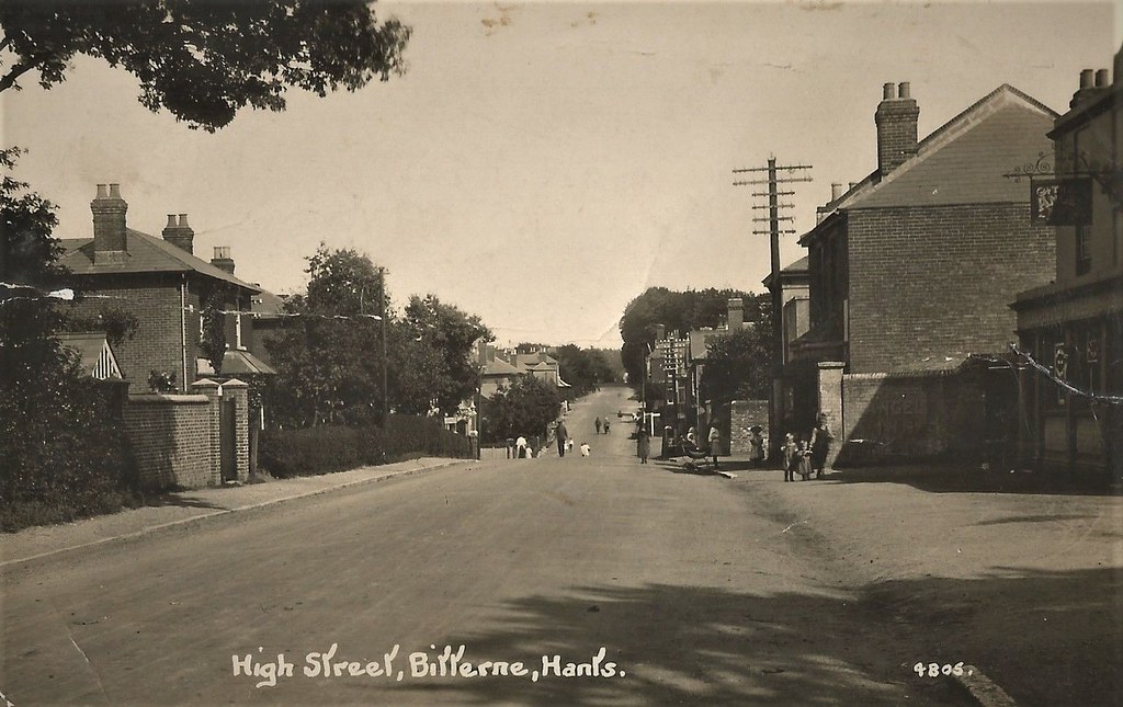 BITTERNE VILLAGE SOUTHAMPTON OLD PHOTO POSTCARD HIGH STREE… Flickr