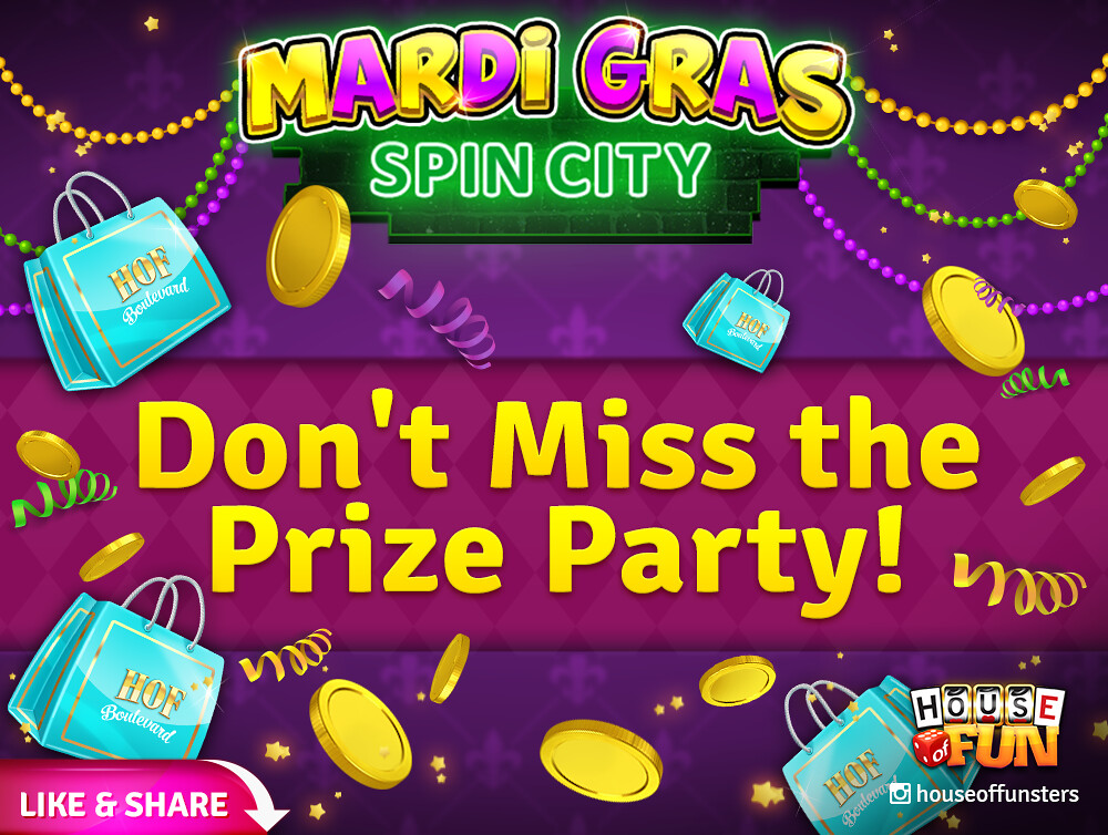 House of Fun Free Coins Not in New Orleans for Mardi Gras?… Flickr