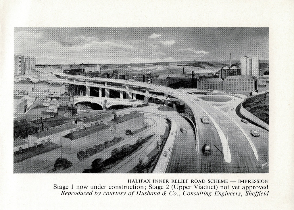 Halifax Official Guide 1973 Inner Relief Road scheme, st… Flickr