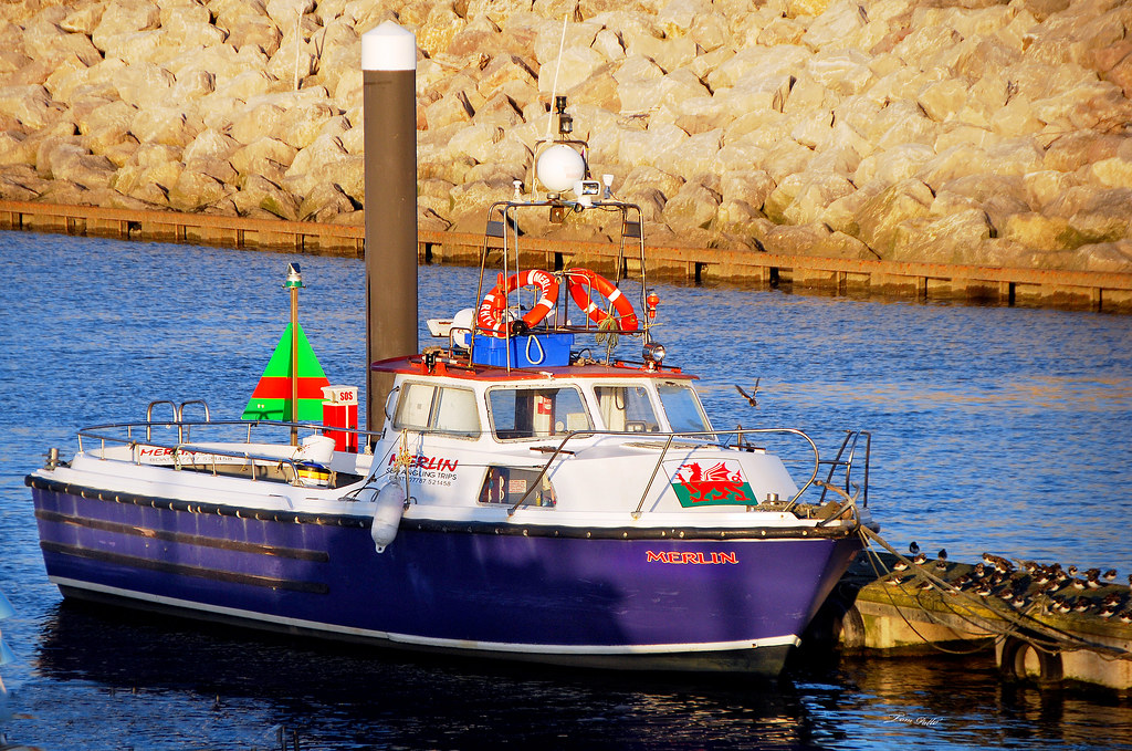 CHARTER FISHING BOATS AT RHYL 1. MERLIN. tommypatto IMAGINE