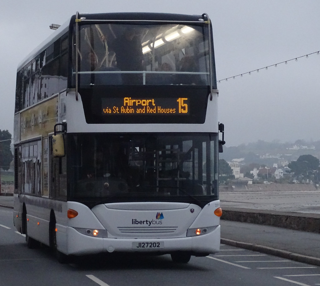 Libertybus 2910 Heading west when seen at St Aubin on the … Flickr
