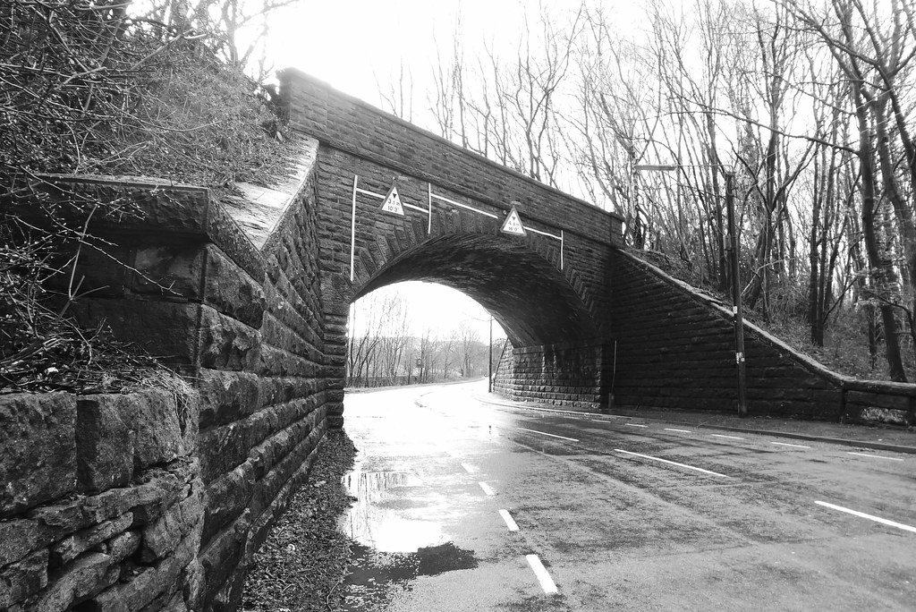 Old railway bridge, New Mill Rd (former Holmfirth branch l… Flickr