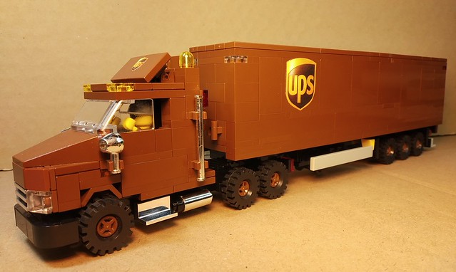 Classic Town UPS Truck & Semitrailer LEGO Town Eurobricks Forums