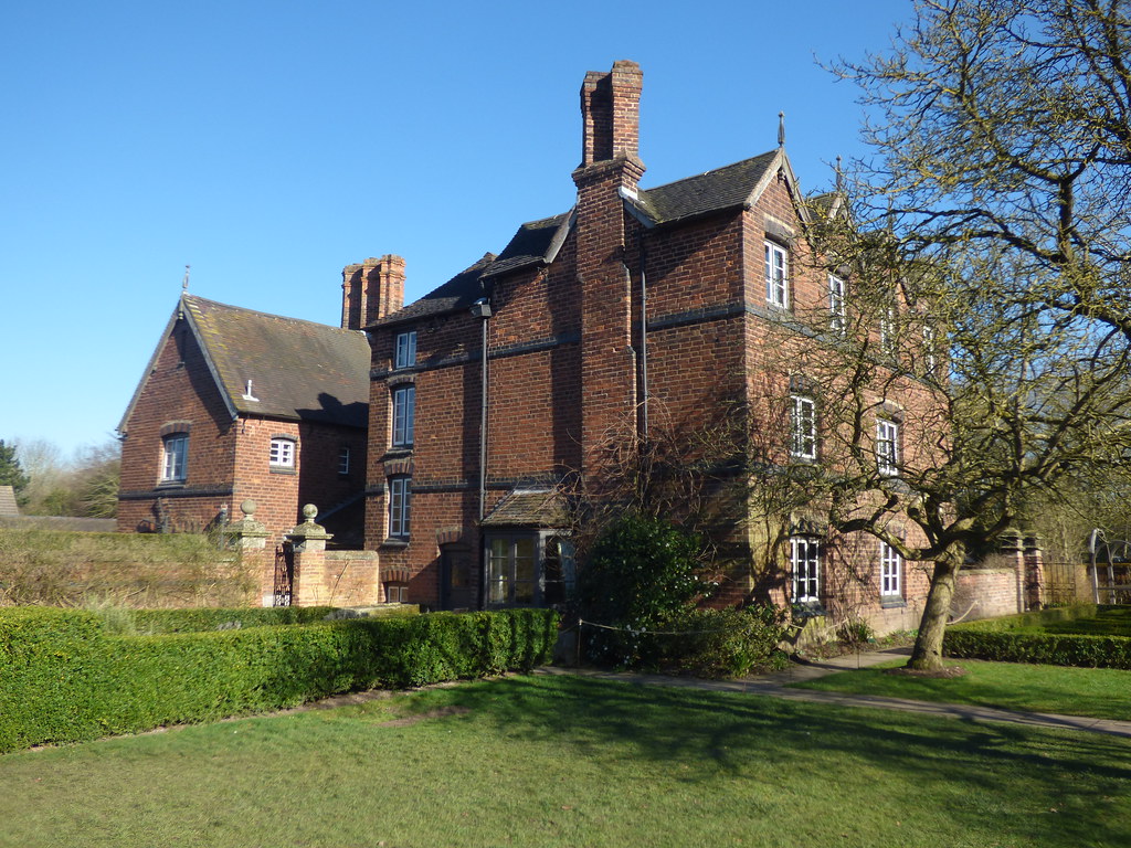 Moseley Old Hall the house from the garden A late Februa… Flickr