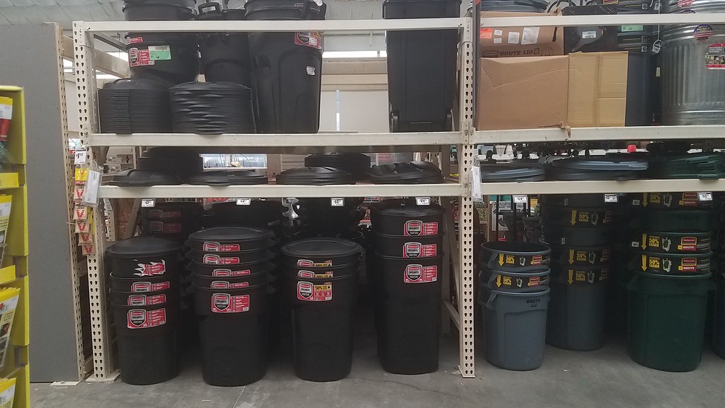 Trash Cans Home Depot So, when I heard we were going to … Flickr
