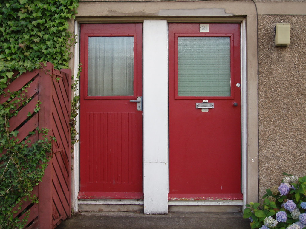 The double doors of East Kilbride III It puzzles me why so… Flickr