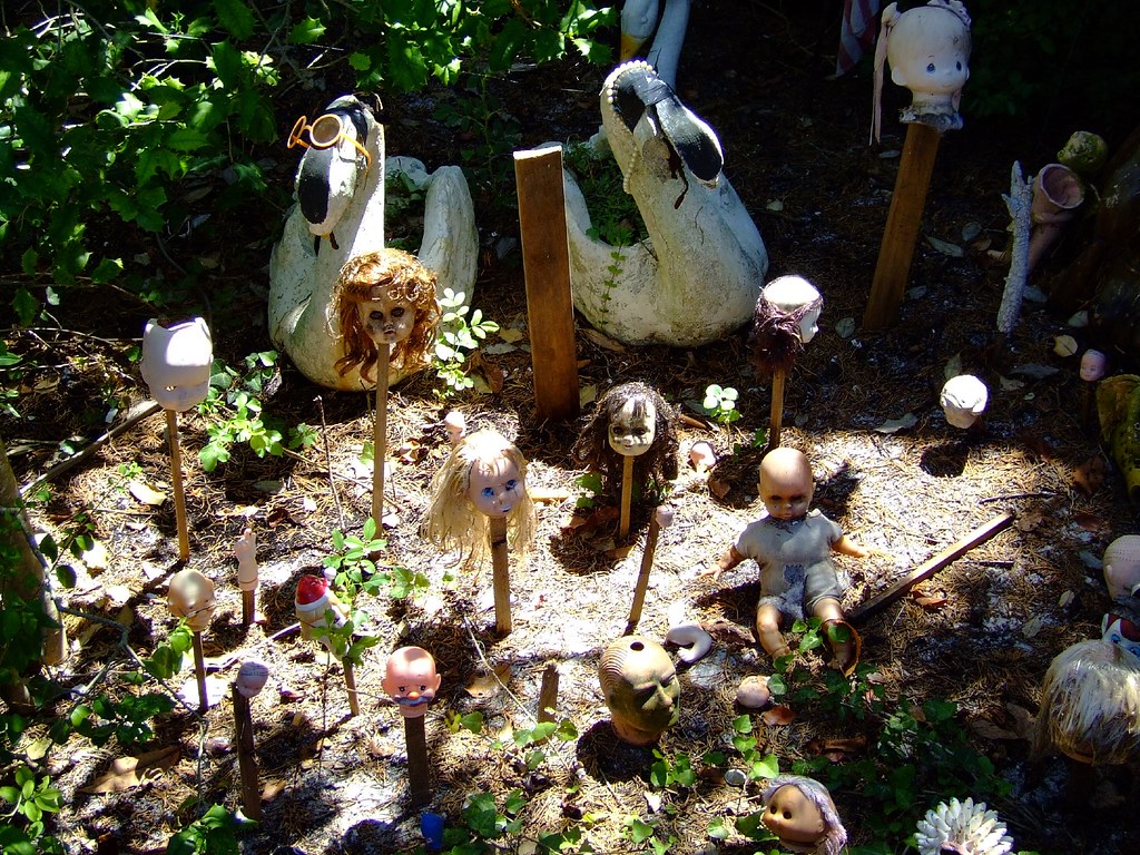 Baby Doll Head Garden Very strange garden in the Cherry Gr… Flickr