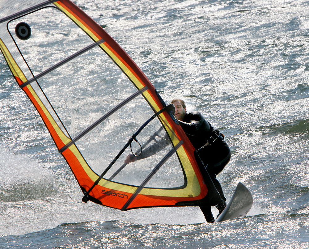 windsurfer Windsurfing on Lake Ontario at Kingston WAYNE HIEBERT