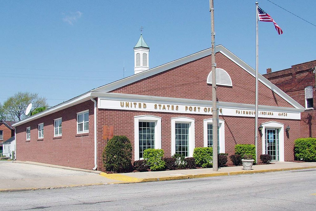 Fairmount, IN post office Grant County. Photo by J Gallagh… Flickr