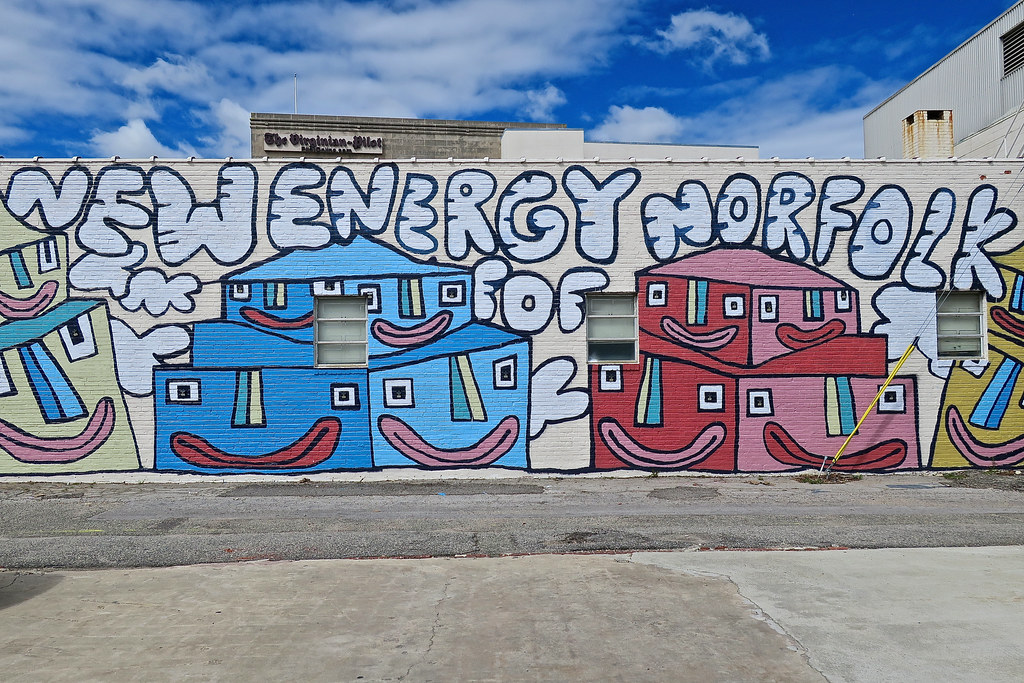 New Energy ofNorfolk, Norfolk, VA Mural in Norfolk, Virgin… Flickr