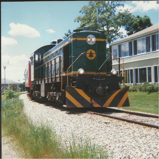 Maine Coast Railroad Wiscasset. William Davies Flickr