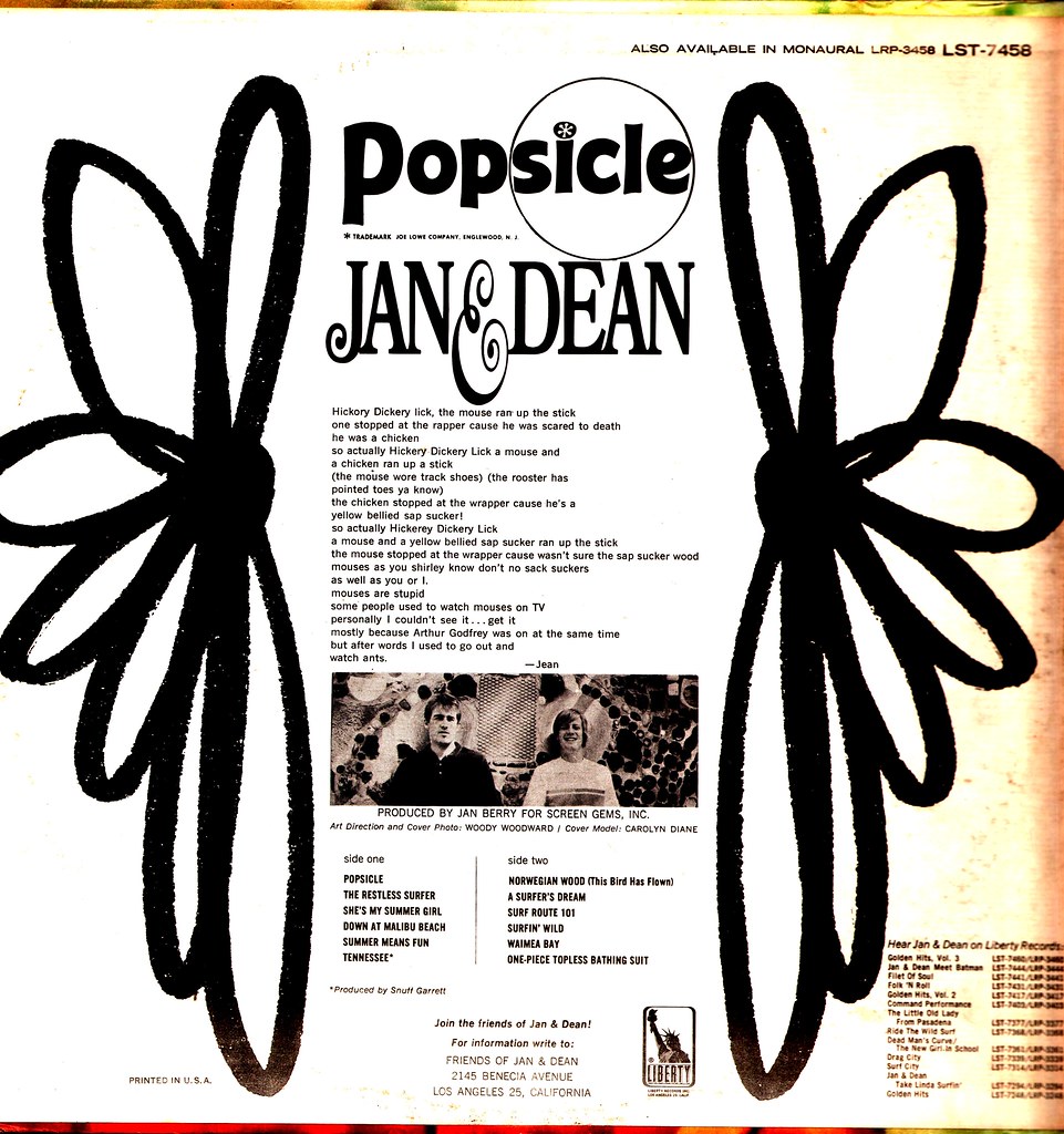 13 Jan & Dean Popsicle US 1966Issue 1967 Flickr