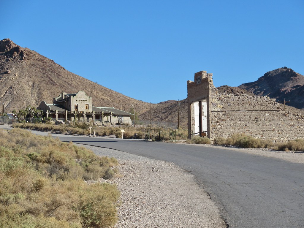Rhyolite, Nevada Las Vegas & Tonopah Depot and the Porter … Flickr