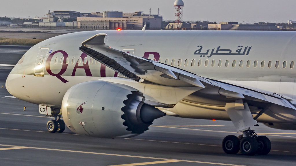 Qatar Airways Boeing B7878 Dreamliner A7BCZ Muscat (MCT/… Flickr