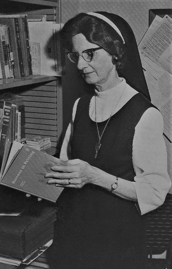 Sister Bernice, OSF teaching English in 1977 Our Lady of t… Flickr