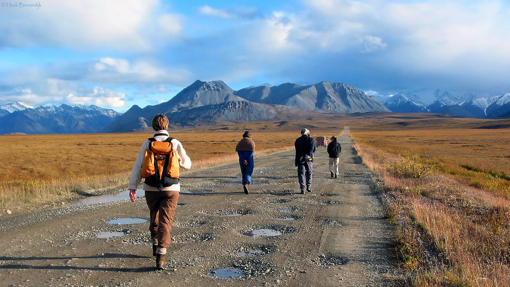 Alaska Galbraith Lake road Late afternoon sun. Galbraith … Flickr