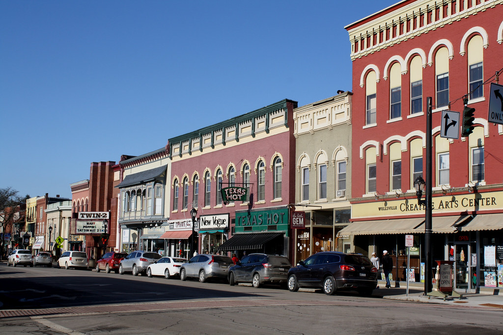 Main Street Wellsville, New York 2019. drpep Flickr