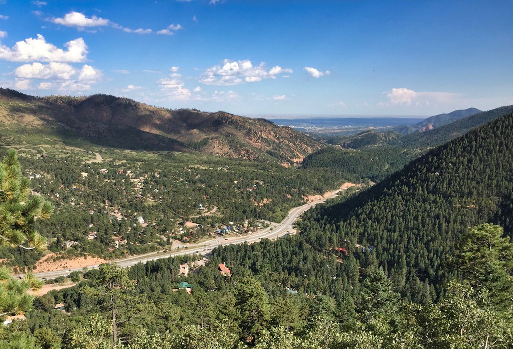 Manitou Springs Looking along Highway 24 from the foot of … Flickr