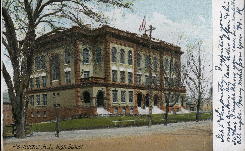 Schools Public Pawtucket High School (Second) Postca… Flickr