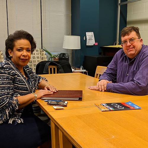 Just hanging out with Attorney General Loretta Lynch. Flickr