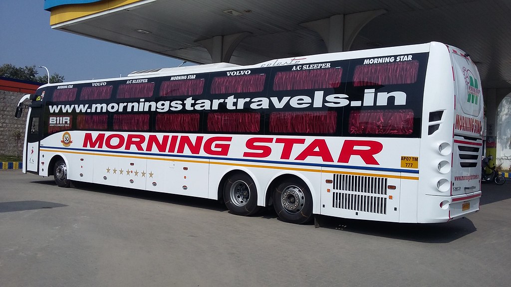 MORNING STAR TRAVELS AP 07 TM 777 B11R VOLVO CELESTE MULTI… Flickr