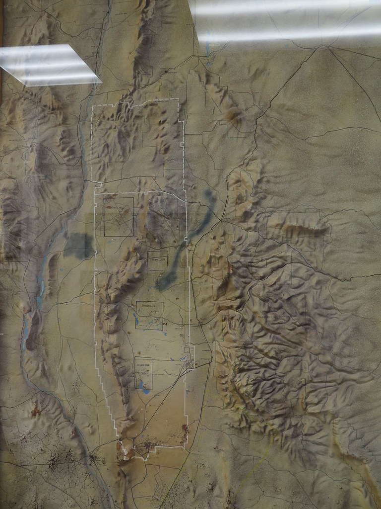 White Sands Missile Range RaisedRelief Map New Mexico Mus… Flickr