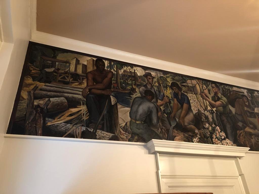 Covington Louisiana Post Office Mural New Deal mural entit… Flickr