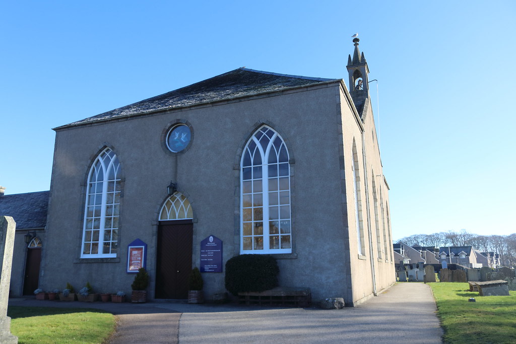 Skene Parish Church,Kirkton of Skene_Mar 19_89 Alan Longmuir. Flickr