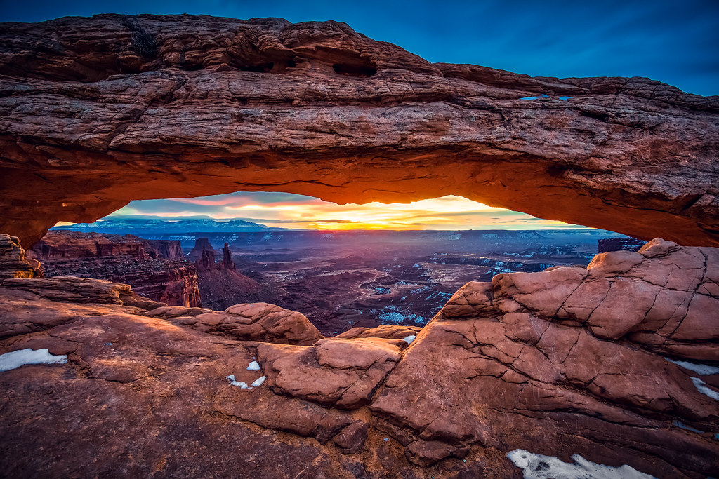 Dawn on Mesa Arch Taken at Mesa Arch, Canyonlands National… Flickr