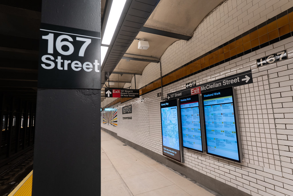 Reopening of 167 St on the B, D lines MTA New York City Tr… Flickr