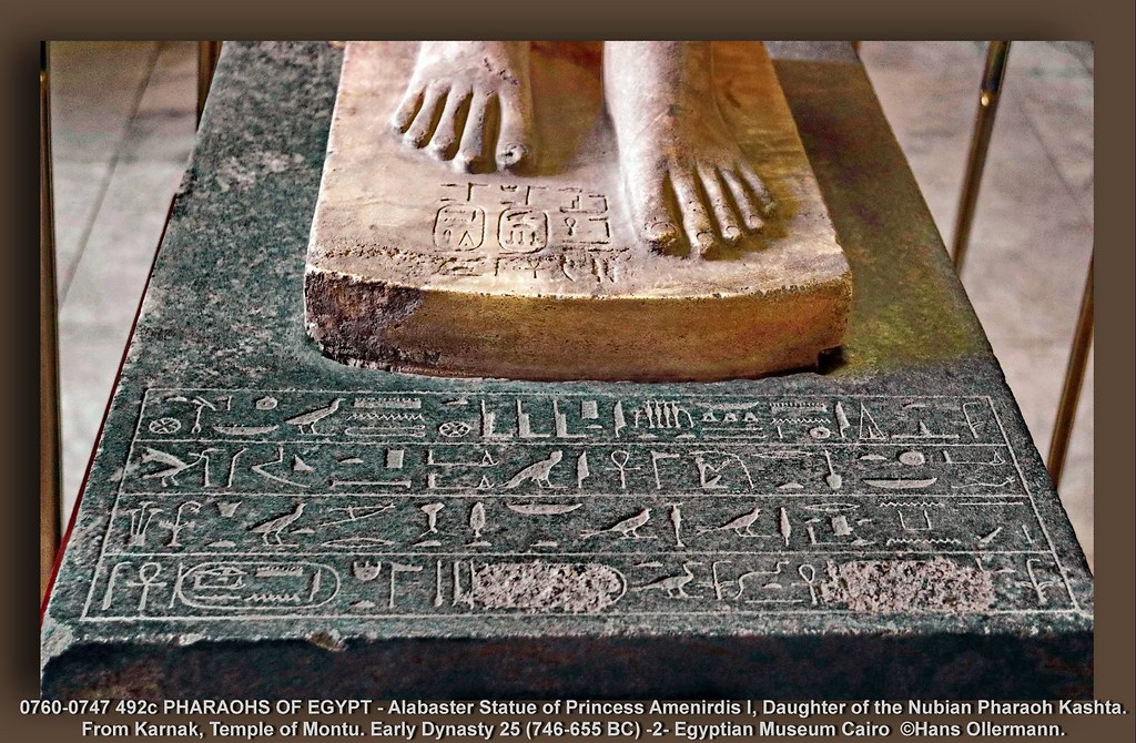 07600747 492c PHARAOHS OF EGYPT Alabaster Statue of Pri… Flickr