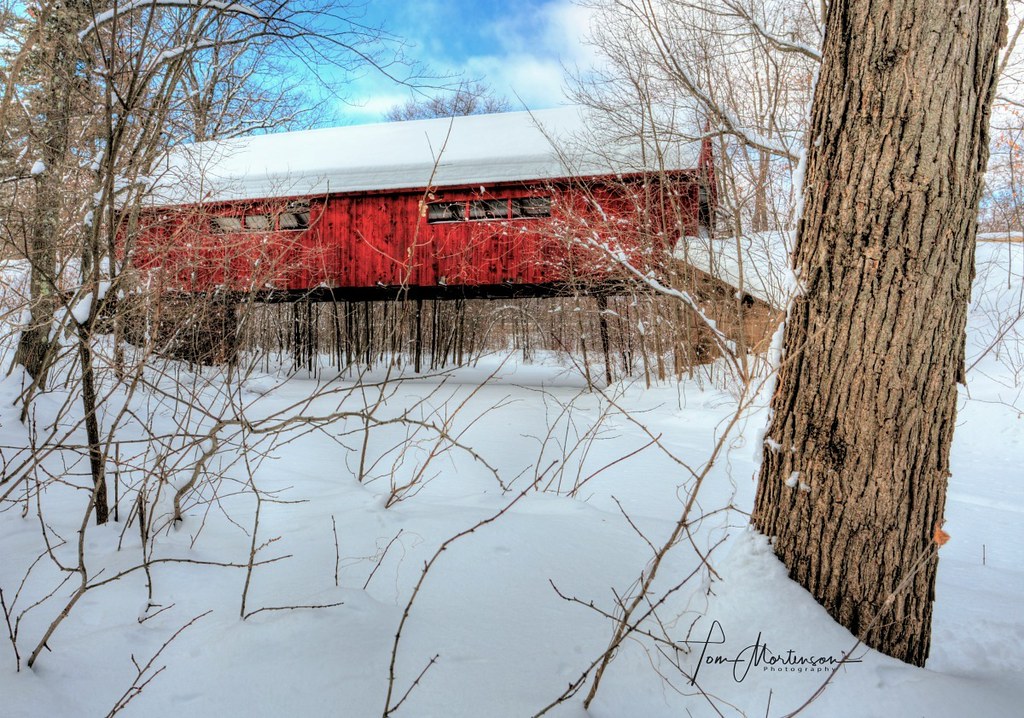 Snowcovered Rothschild, Wisconsin Another way to view my … Flickr
