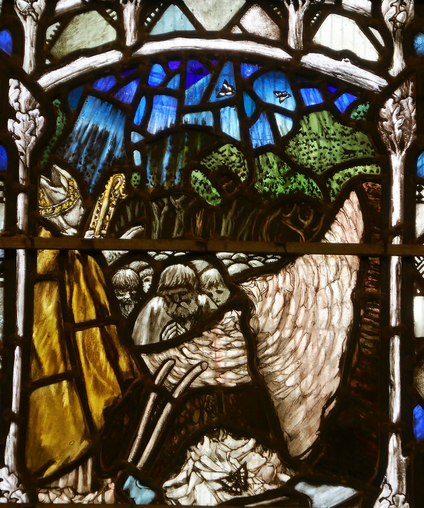 Christopher Whall, Stained Glass Gloucester Cathedral jacquemart