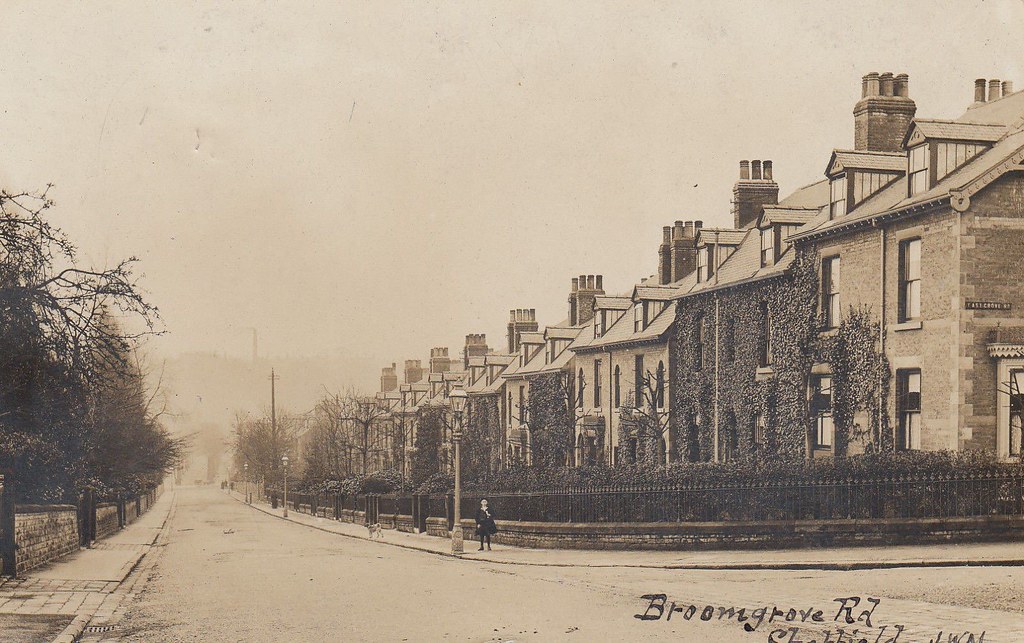 RP postcard Broomgrove Road Sheffield JWM 1906 yorkshire Flickr