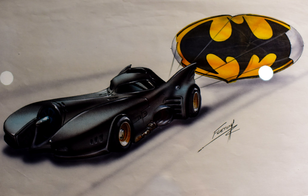 BATMOBILE ART WORK EXHIBITION THE ART OF DC THE DAWN OF … Flickr