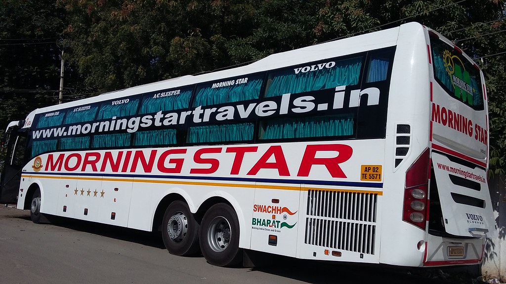 MORNING STAR TRAVELS AP 02 TE 5571 B9R VOLVO MULTI AXLE A/… Flickr