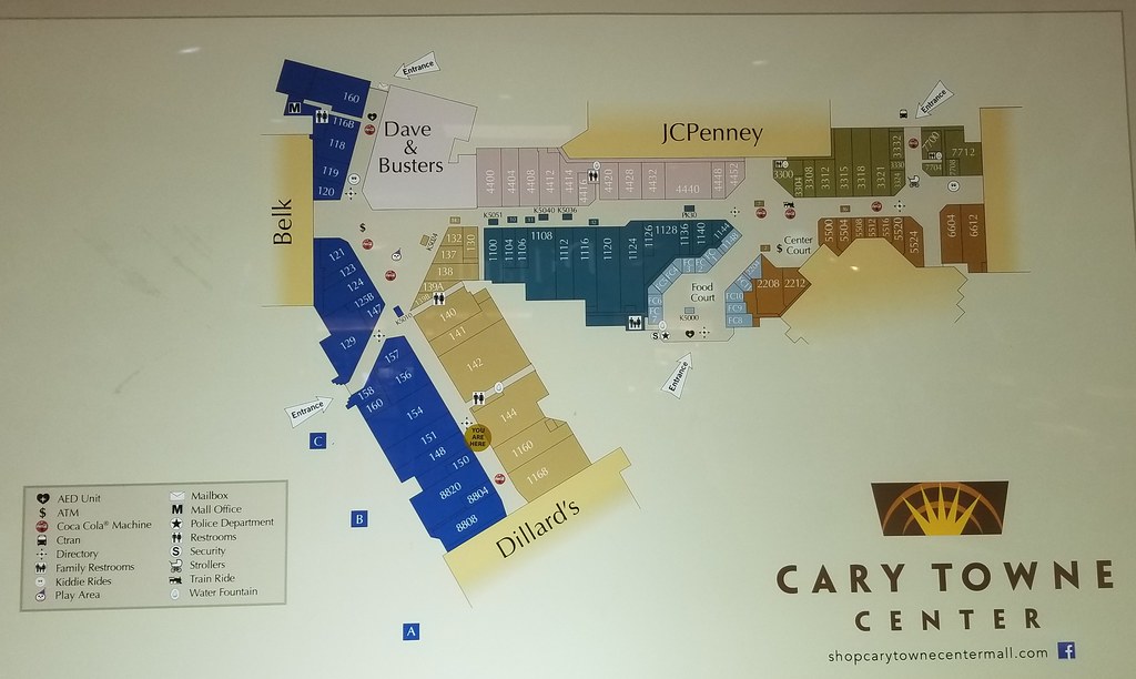 Directory Cary Towne Center Cary, NC February 2019 Flickr
