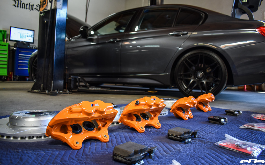 Mineral Gray F30 328i BMW M Performance Brake System a photo on