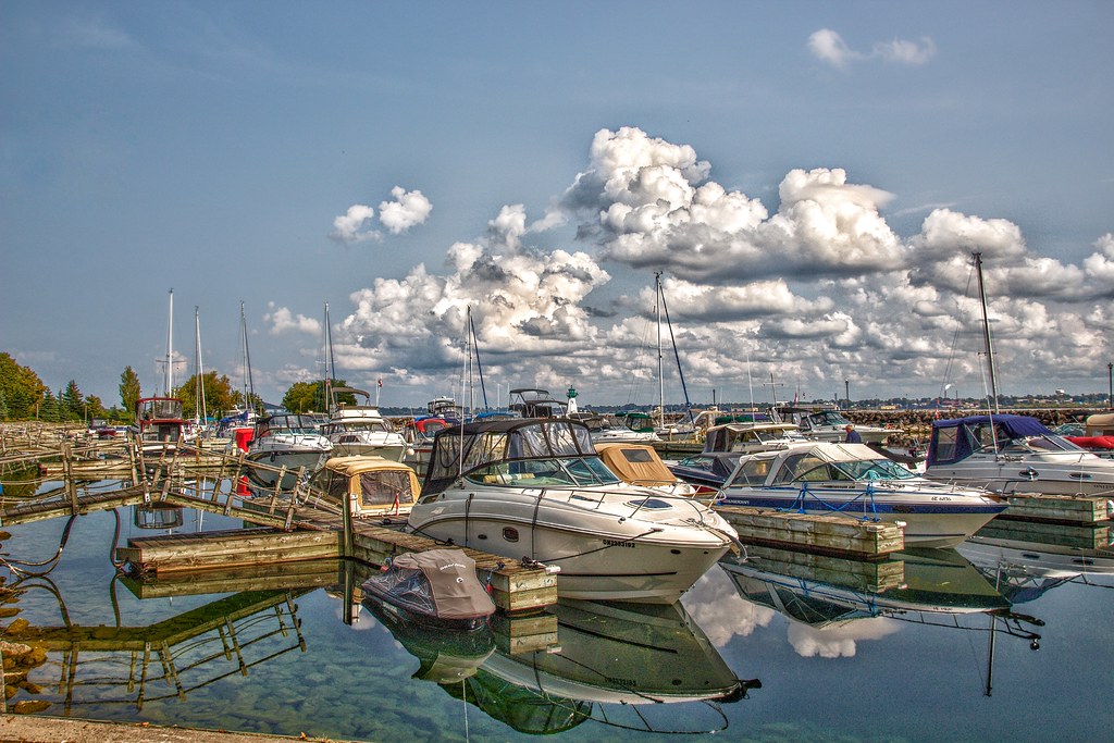 Prescott Ontario Canada Sandra S Lawn Harbour and Mari… Flickr